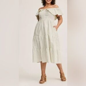 Torrid Tiered Midi Dress